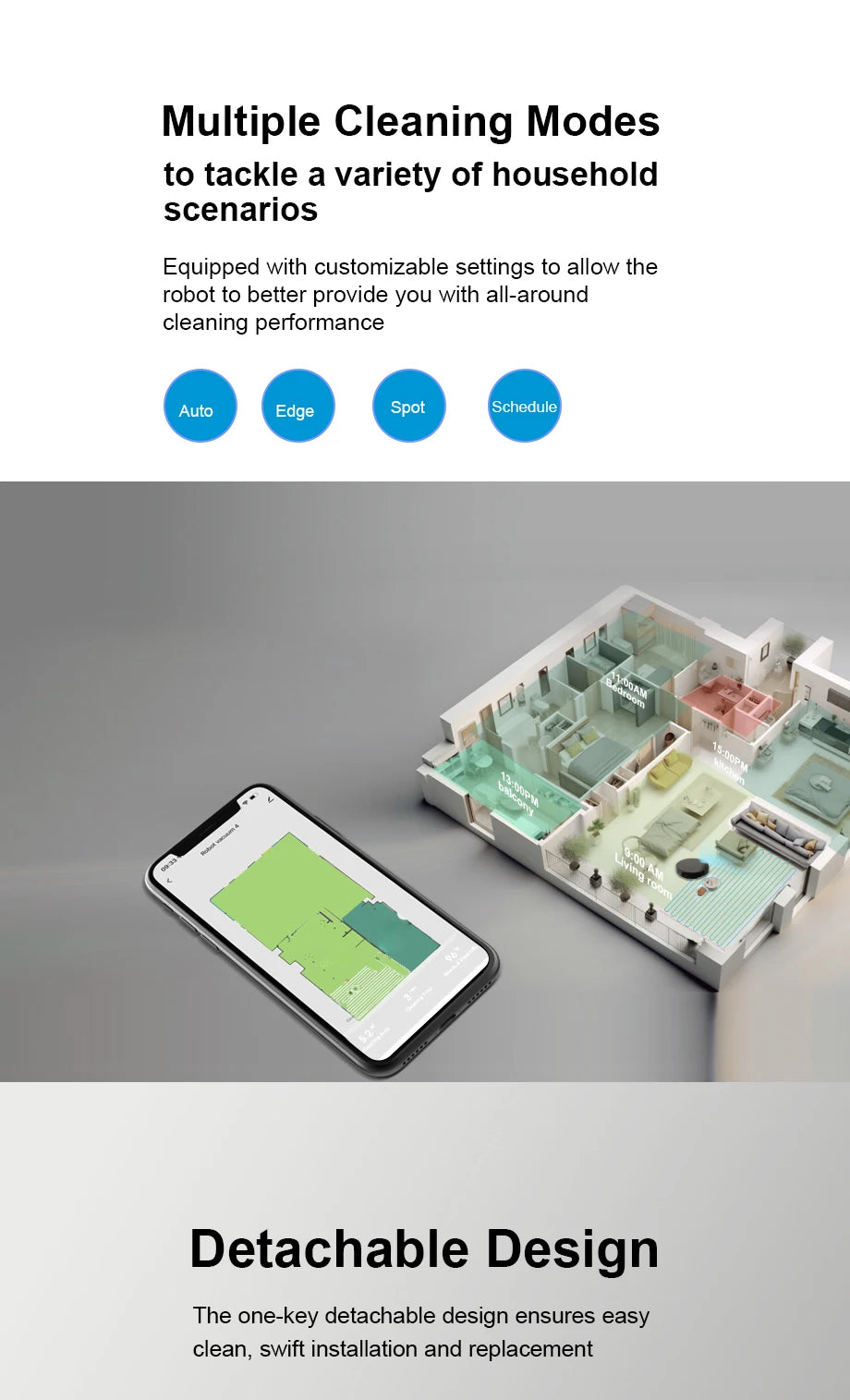 Robot Vacuum Cleaner And Mop