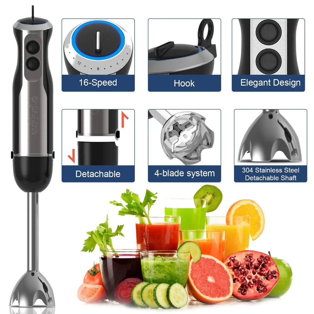 Wancle Immersion 4 in 1 Hand Blender