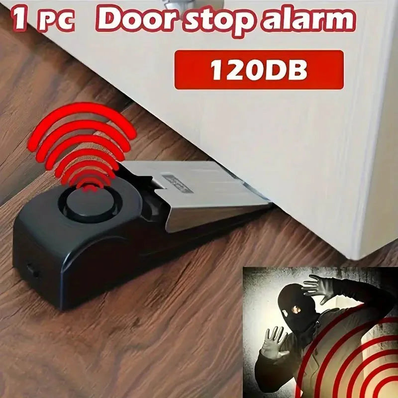 Secure Your Home or Apartment Anywhere with This Portable Door Stop Alarm!