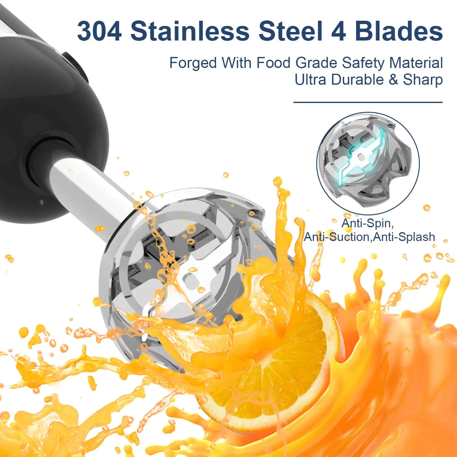 Wancle Immersion 4 in 1 Hand Blender